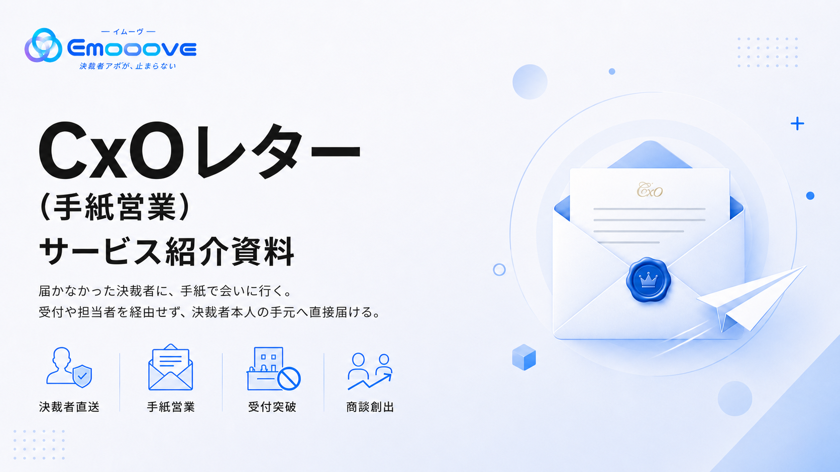 CxOレター（手紙営業）サービス紹介資料