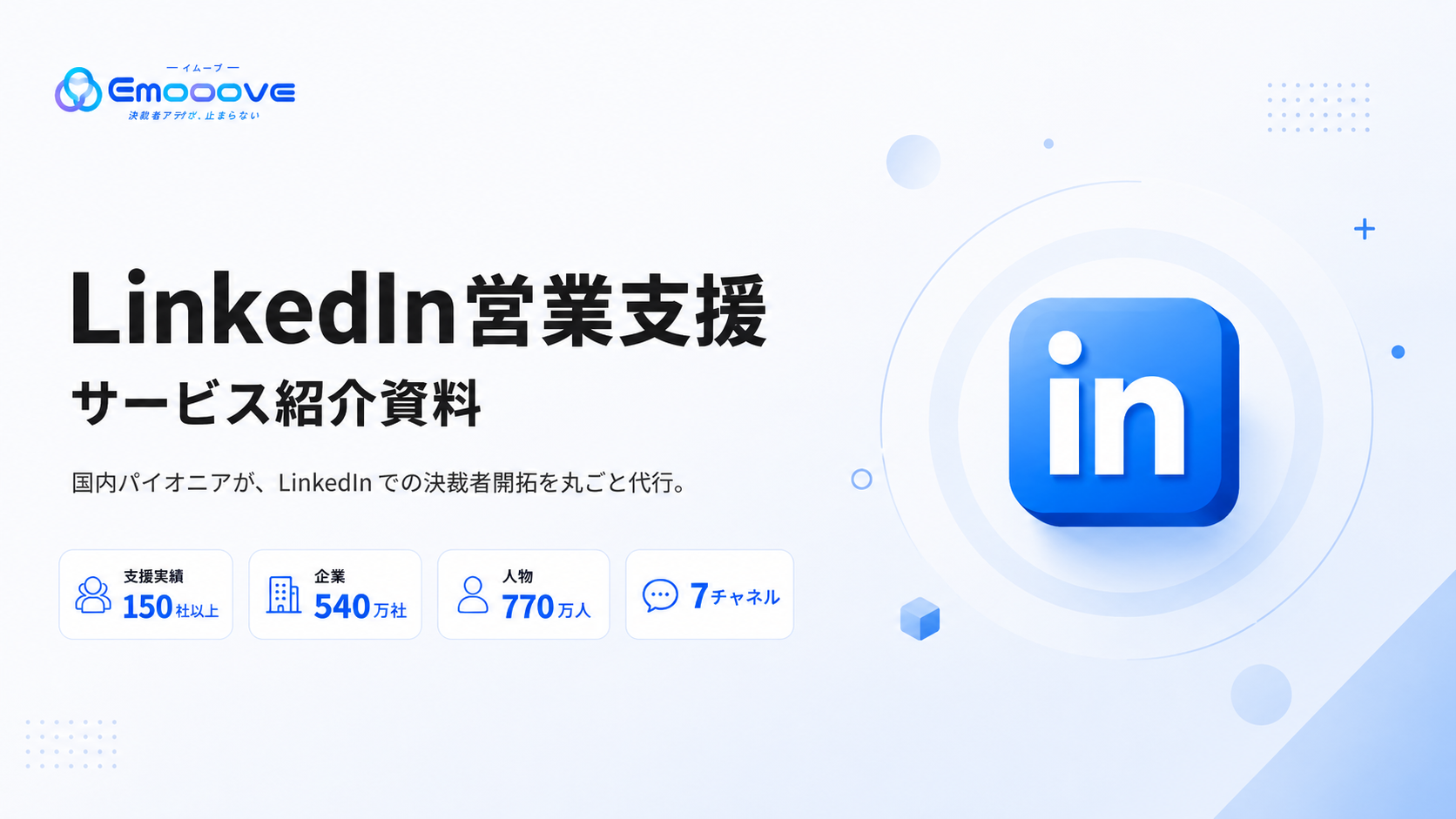 LinkedIn営業支援 サービス紹介資料