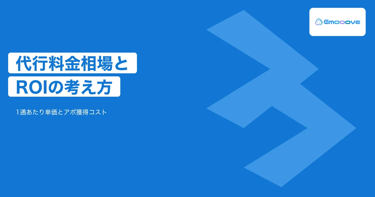 CxOレター代行の料金相場とROIの考え方｜1通あたり単価とアポ獲得コスト