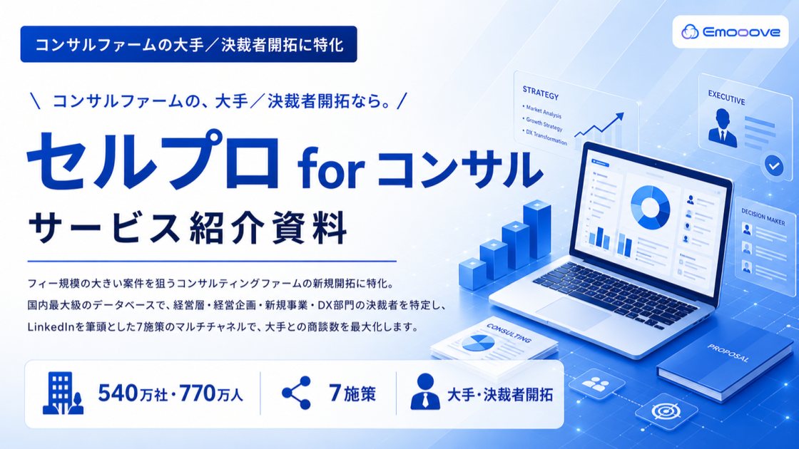 セルプロ for コンサル サービス紹介資料