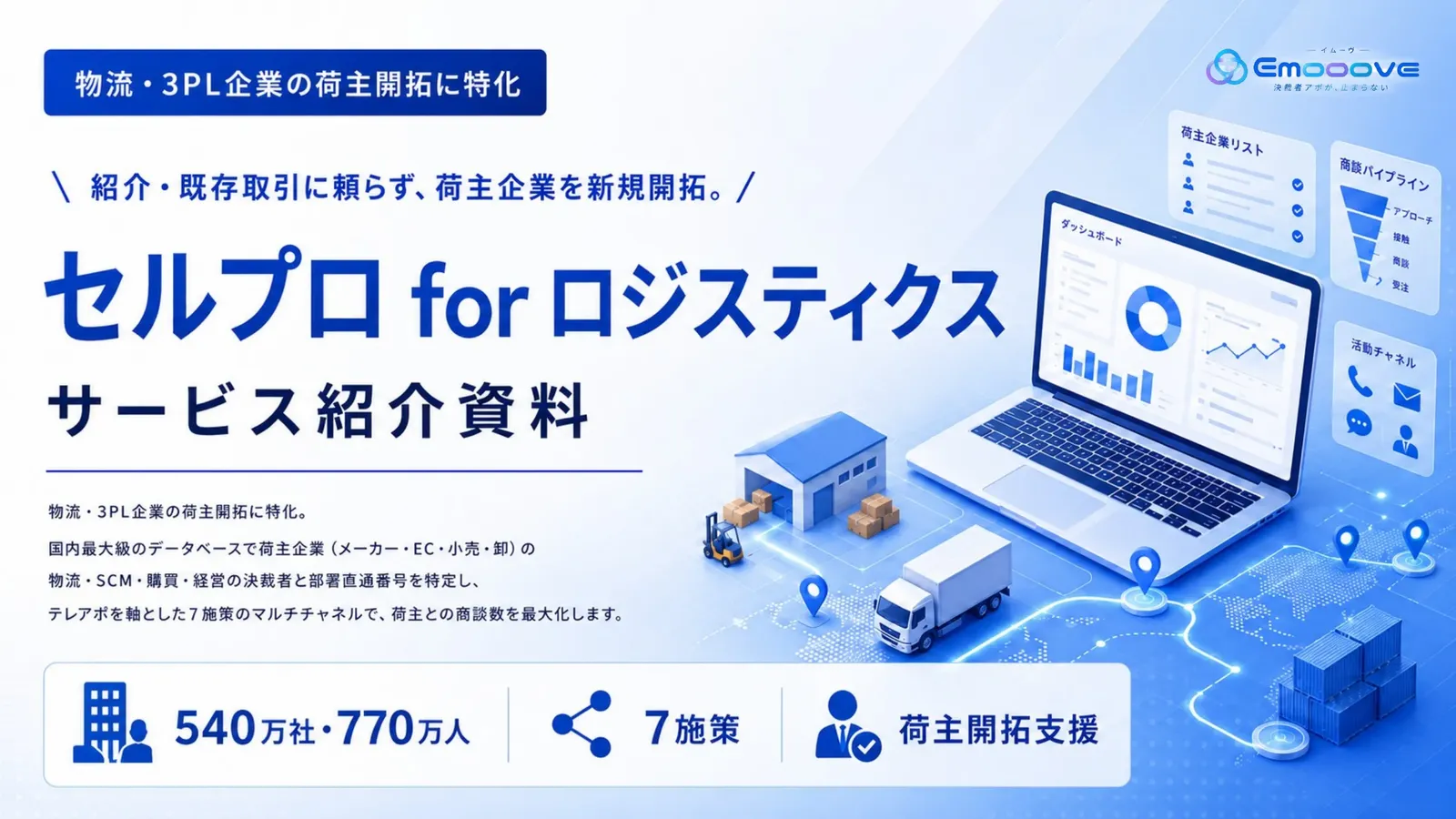 セルプロ for ロジスティクス サービス紹介資料 資料プレビュー1
