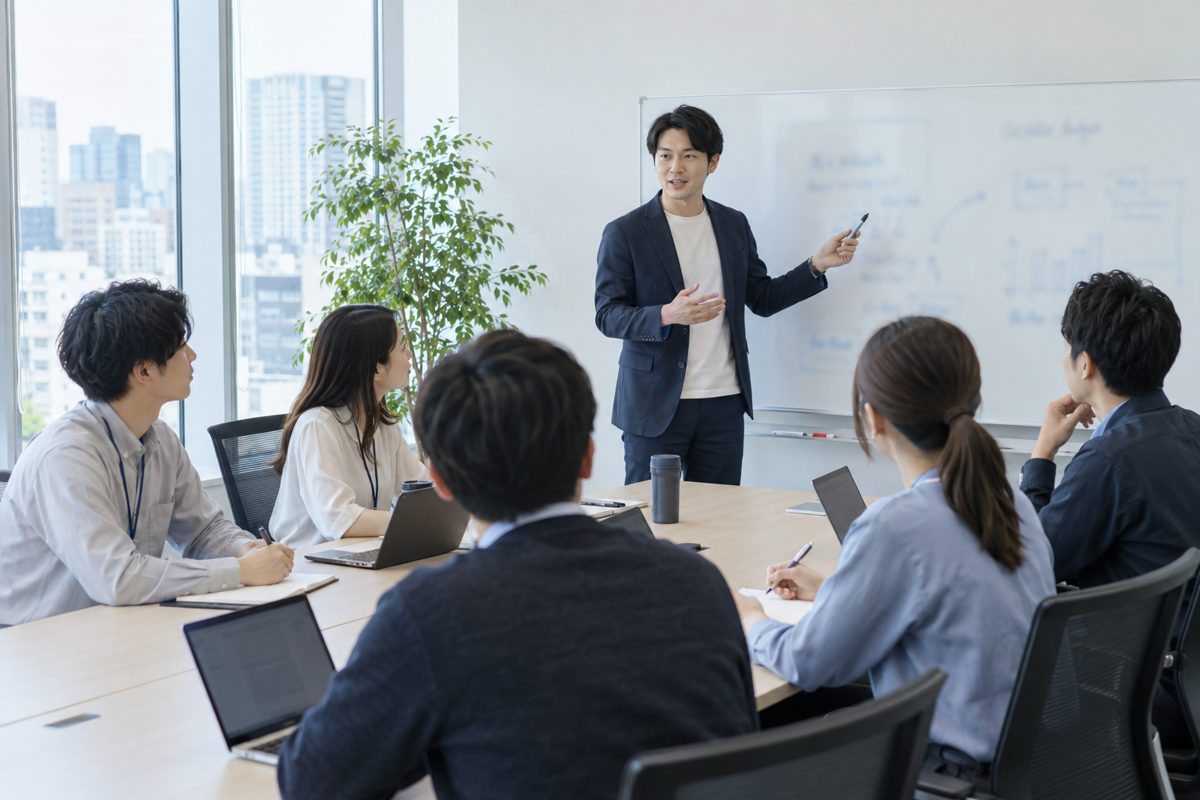 法人営業研修のロープレ